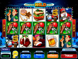 Símbolos de tragamonedas de Santa's Wild Ride