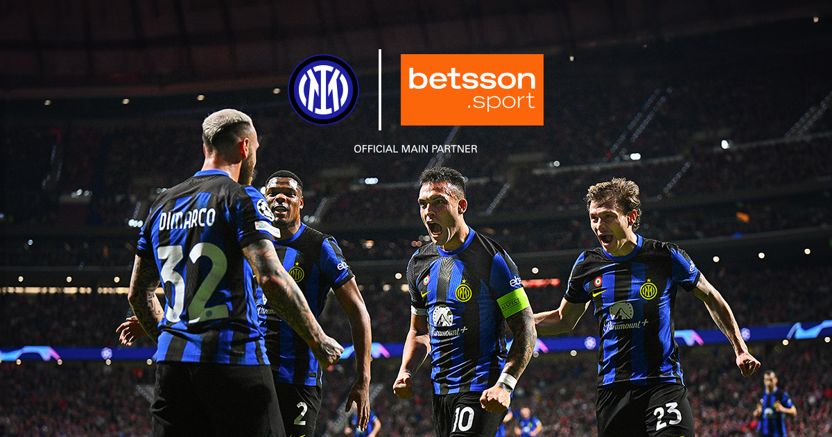 Betsson Sport firma un innovador acuerdo de patrocinio con el Inter 1 Betsson Sport firma un innovador acuerdo de patrocinio con el