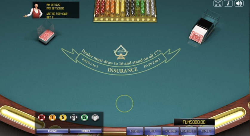 Blackjack Four Deck (Urgent Games) — Juega 100% gratis en modo demo 2 Blackjack de cuatro barajas