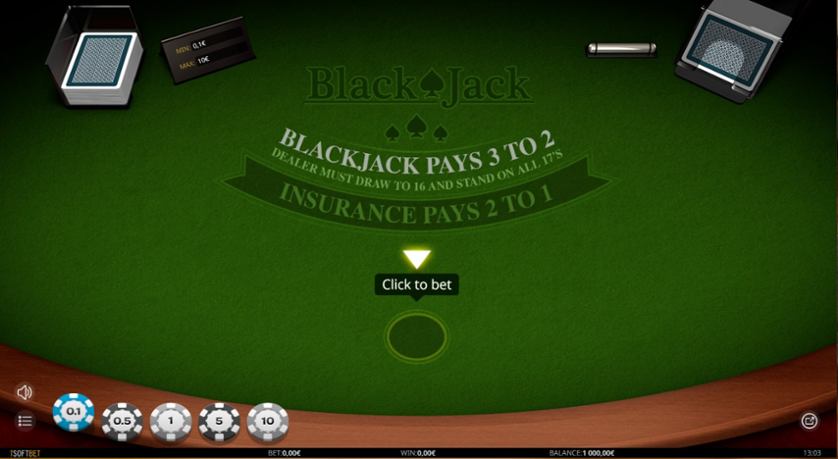 Blackjack (iSoftBet) — Juega 100% gratis en modo demo 2 Blackjack (iSoftBet).jpg