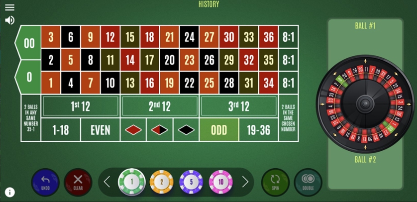 Double Ball American Roulette