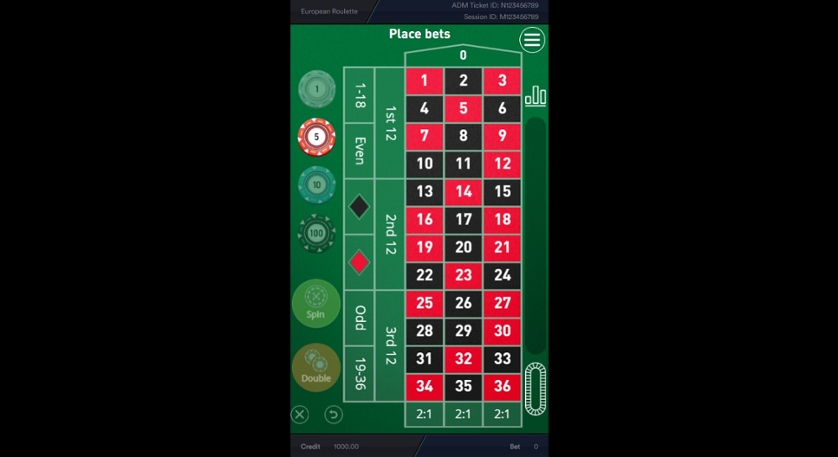 European Roulette (Esa Gaming)
