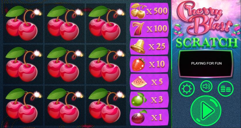 Cherry Blast Scratch — Juega 100% gratis en modo demo 2 Cherry Blast Scratch