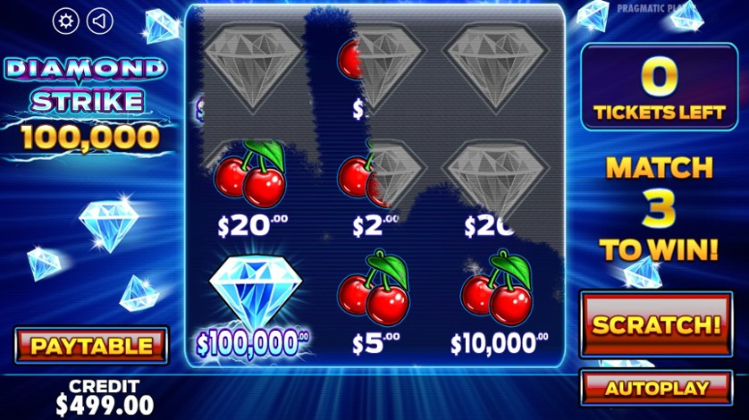 Diamond Strike Scratchcard