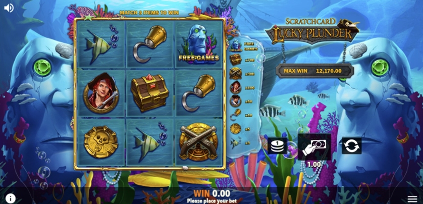 Lucky Plunder Scratchcard