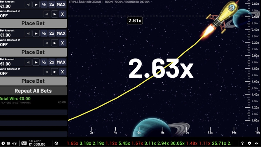 Triple Cash or Crash