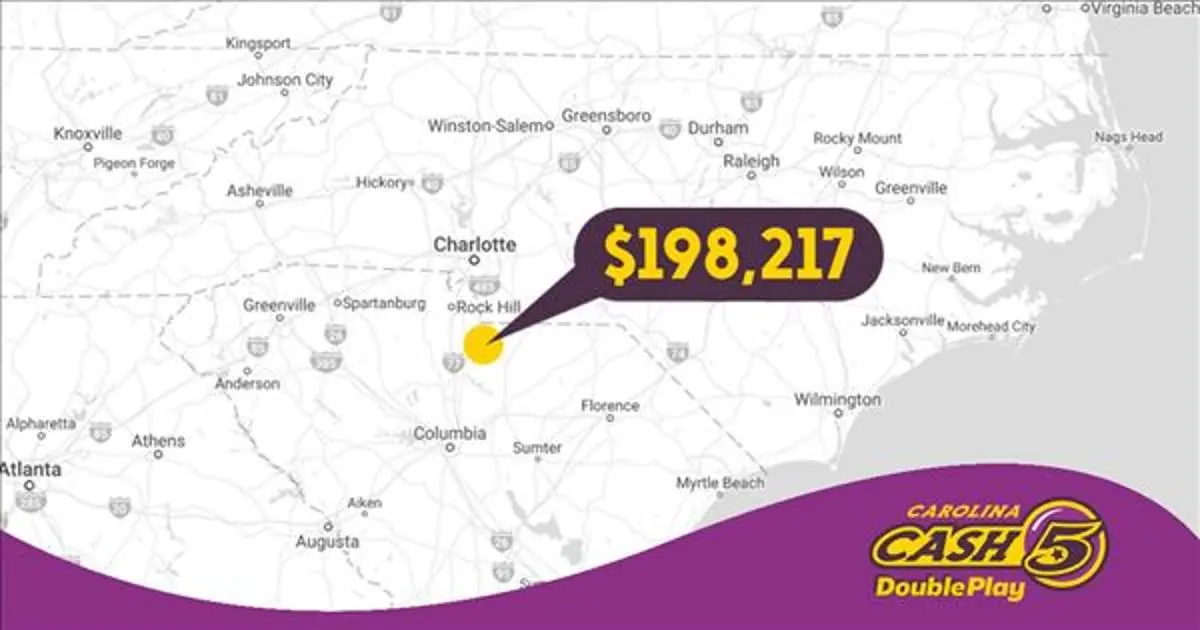 Mujer de Carolina del Sur gana el premio mayor de $200 mil en efectivo 5 en Carolina del Norte 1 Ganador-de-la-educación-de-lotería-en-efectivo-5-de-Carolina del Norte
