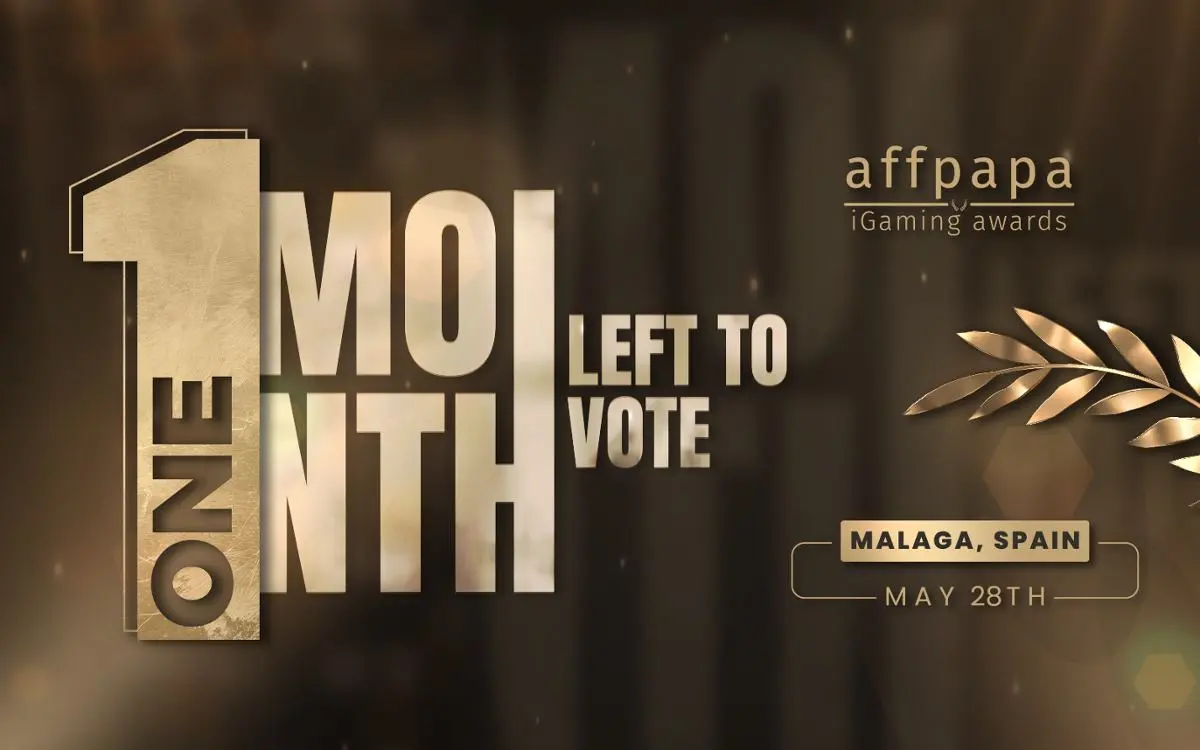 Affpapa Igaming Awards 2025 - Solo queda 1 mes para votar 1 1 mes queda por votar