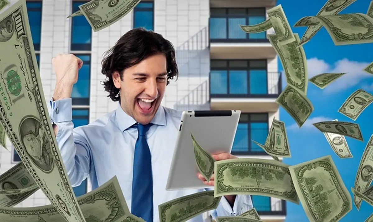 Jugador de lotería en Florida gana un premio de $ 1 millón de un juego con un rasguño 1 Ganador de hombre-celebración-jackpot