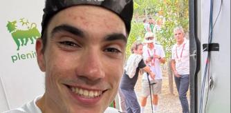Juan Ayuso, satisfecho de su rendimiento en La Vuelta