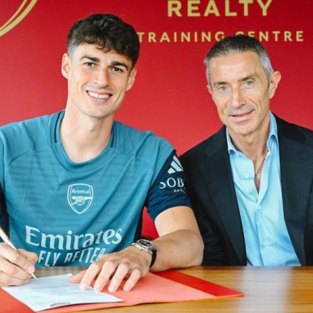 The reunion of Mikel Arteta and Kepa with Athletic