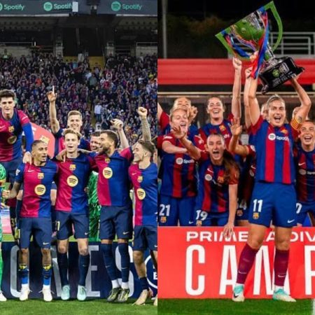 Barça, nominated as the best club in both male and female category