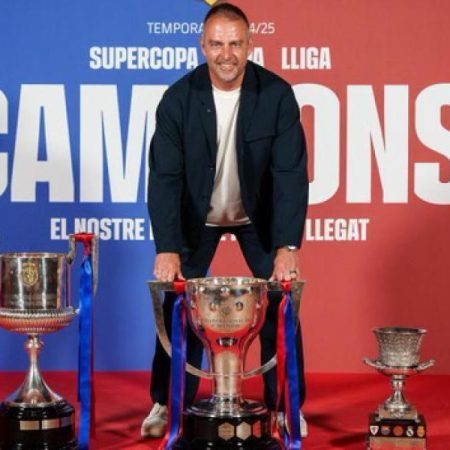 Hansi Flick nominated for the Johan Cruyff trophy for the best coach