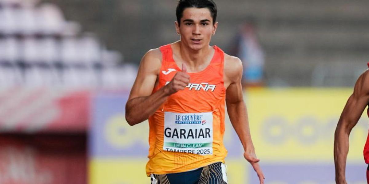 Ander Garaiar se proclama campeón de los 100m lisos en el Europeo sub-20 de Tampere (Finlandia) 1 68966e96f3b13