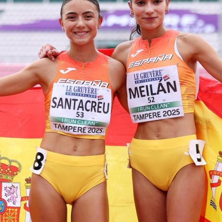 Sofía Santacreu Revalida Title of U-20 European Champion in 10km marches with the best registration in the world