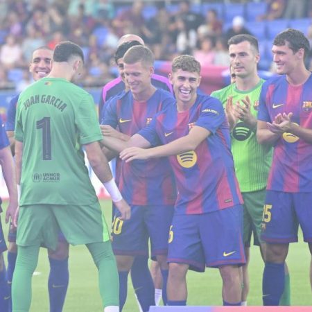 The 1 × 1 of Barça before him as rest