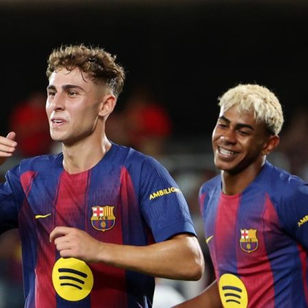 Fermín exhibits his quality with two goals against him