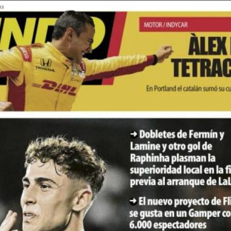 Fermín, Lamine, Raphinha and àlex Palou, protagonists of the sports covers