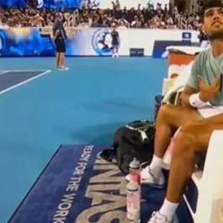 Alcaraz warm with the referee: “I'm not going to do it, it's your fault”
