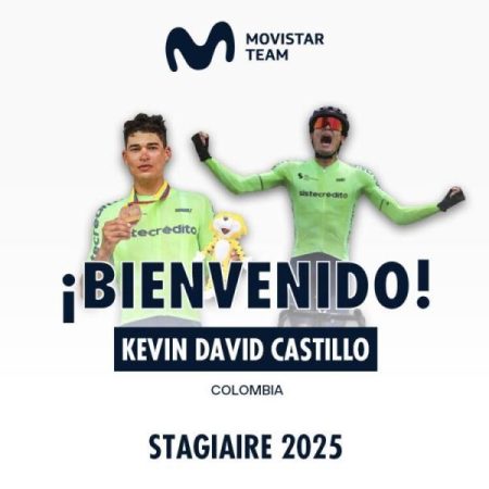 Kevin Castillo, new 'Stagiaire' of Movistar Team