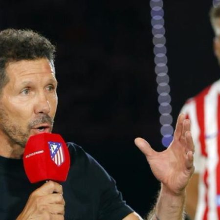Simeone spoke on welcome night