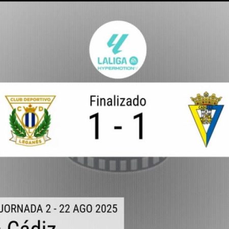 Summary in Leganés – Cádiz data