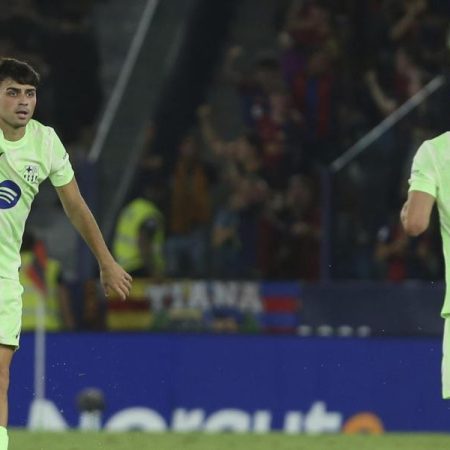 Pedri: “Last year they did not whistle a clear penalty of Tchouaméni and today the hands of Balde”