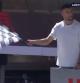 Joan García ondeó la bandera del final de la sprint de Moto GP