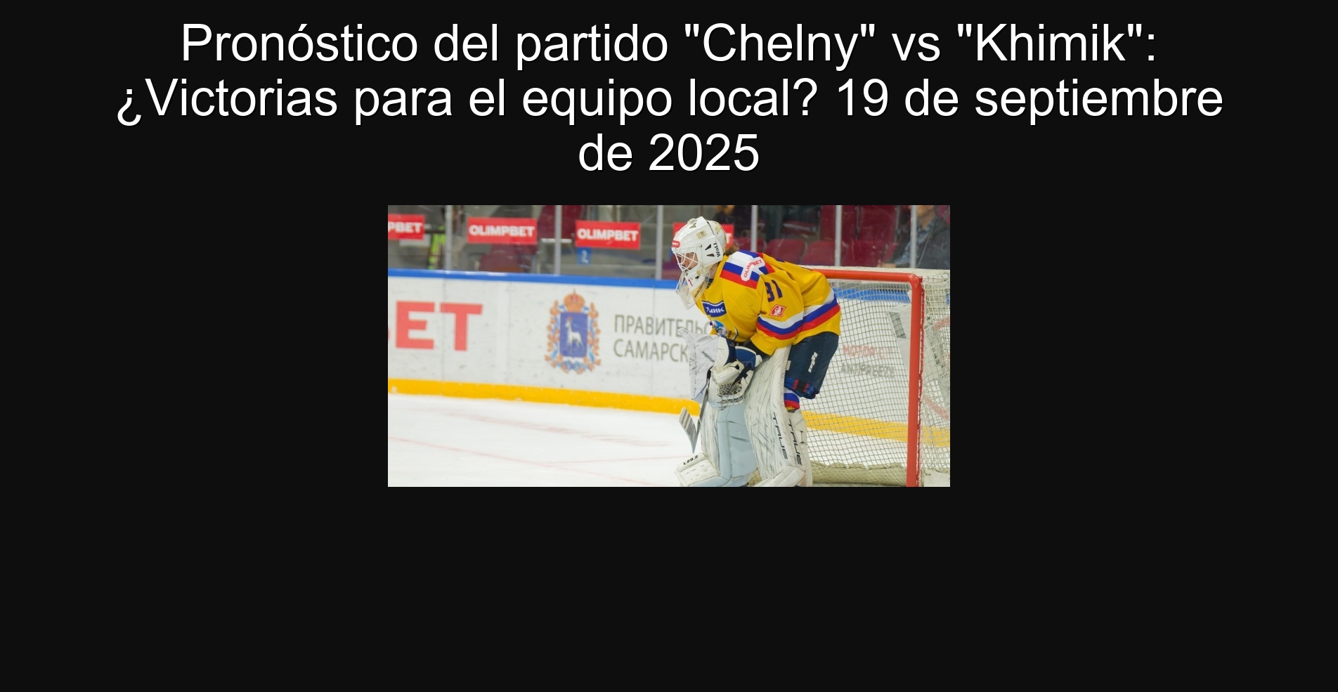 Pronóstico del partido 