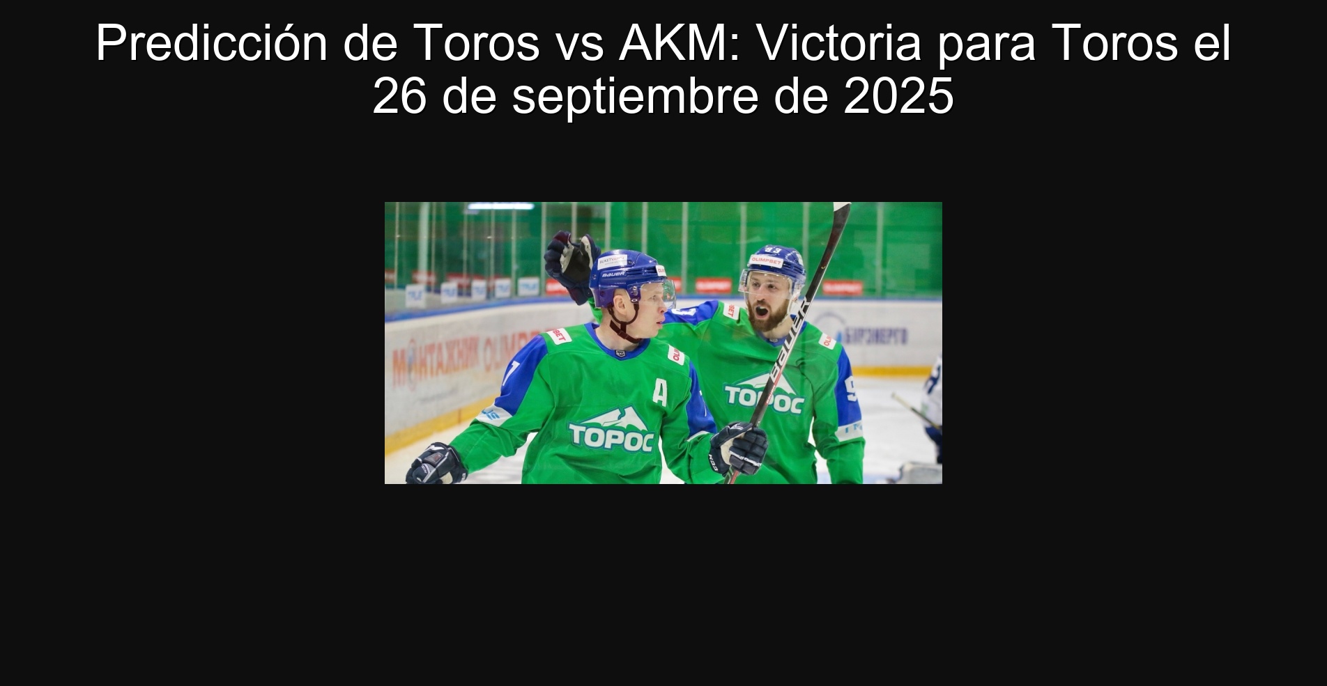 Bull Prediction VS AKM: Victoria for Bulls on September 26, 2025