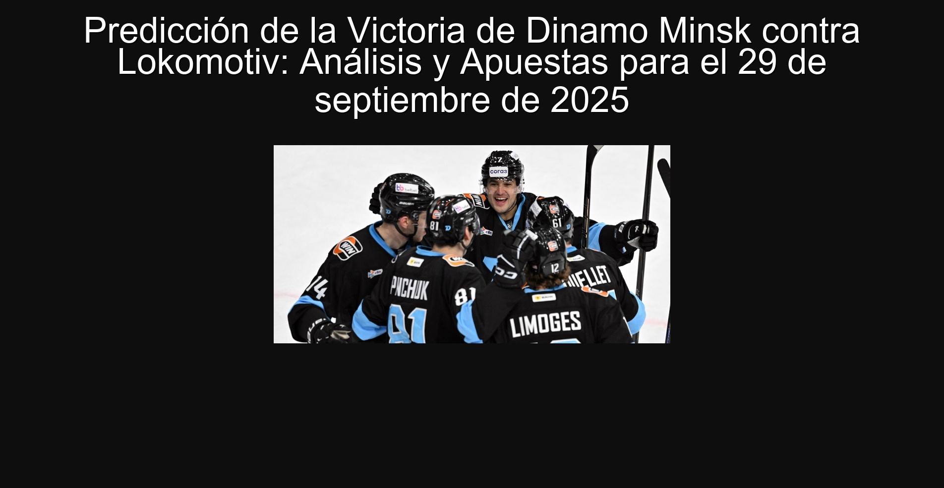 Dinamo Minsk's victory prediction against Lokomotiv: analysis and bets for September 29, 2025