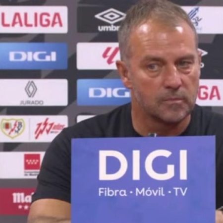 Rueda de prensa de Hansi Flick tras el partido ante el Rayo