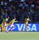 0-1: Noruega, ante Francia en cuartos tras eliminar a Paraguay 2 La selección colombiana, que celebra uno de sus goles ante Sudáfrica, se medirá el próximo sábado (22.00 hora española) a la Rojita