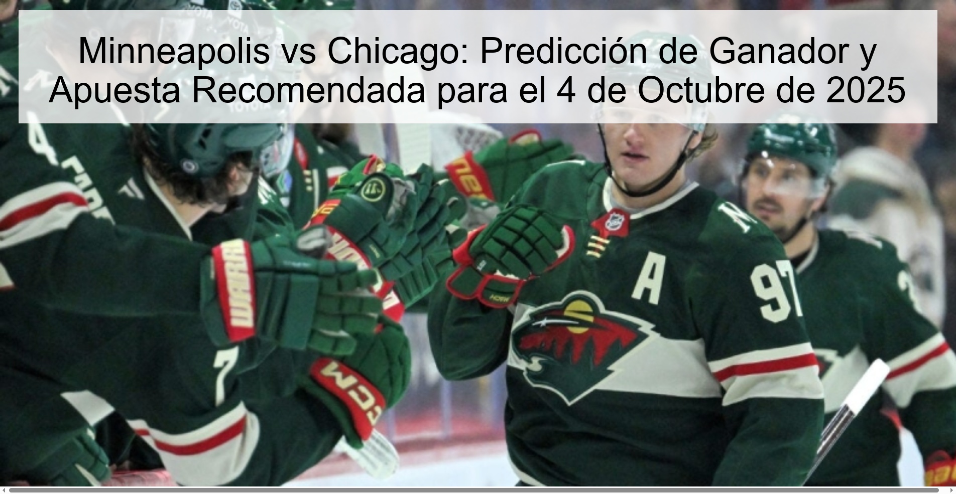Minneapolis vs Chicago: Predicción de Ganador y Apuesta Recomendada para el 4 de Octubre de 2025 1 Minneapolis vs Chicago: Predicción de Ganador y Apuesta Recomendada para el 4 de Octubre de 2025