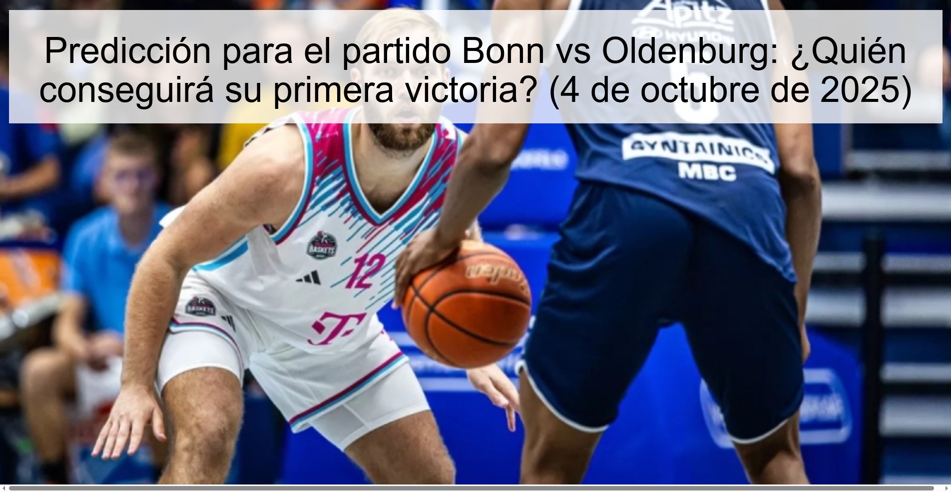 Prediction for the Bonn vs Oldenburg match: Who will get his first victory? (October 4, 2025)