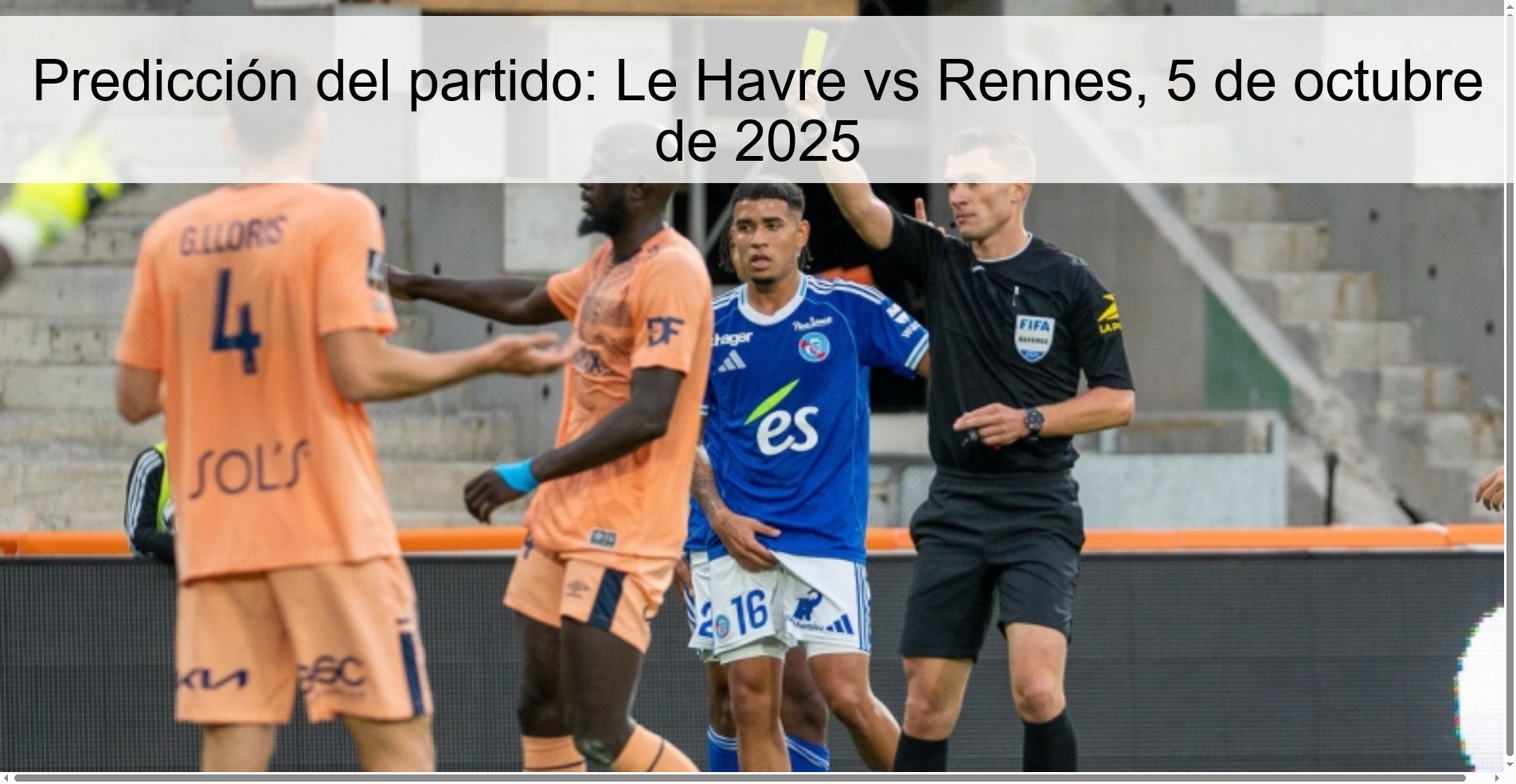 Party Prediction: Le Havre vs Rennes, October 5, 2025