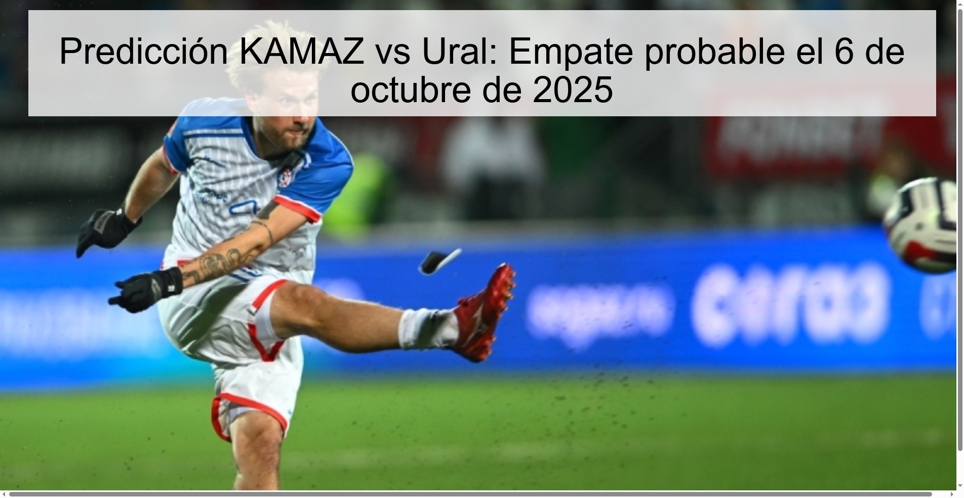 Kamaz vs ural prediction: probable draw on October 6, 2025