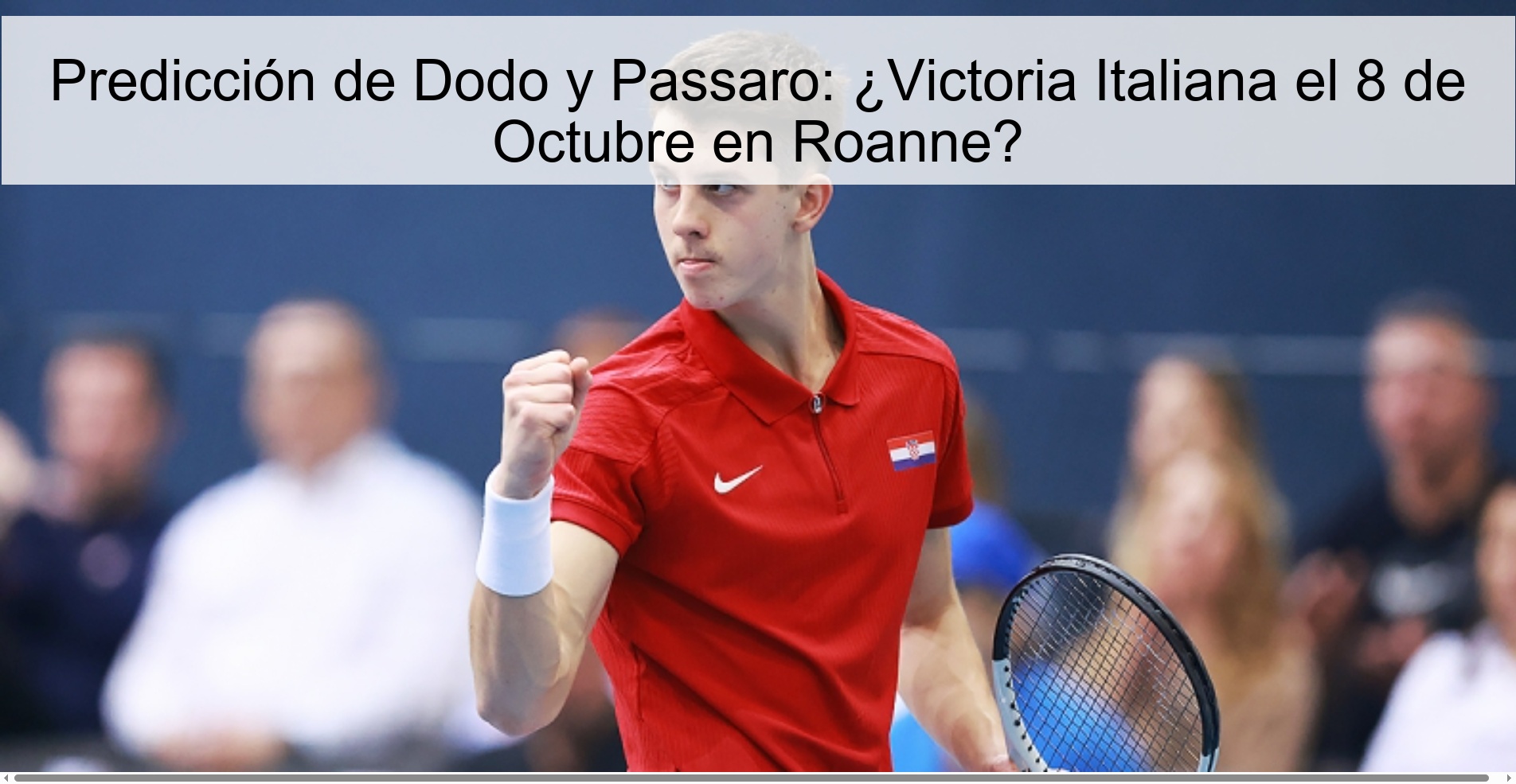 Dodo and Passaro prediction: Italian Victoria on October 8 in Roanne?