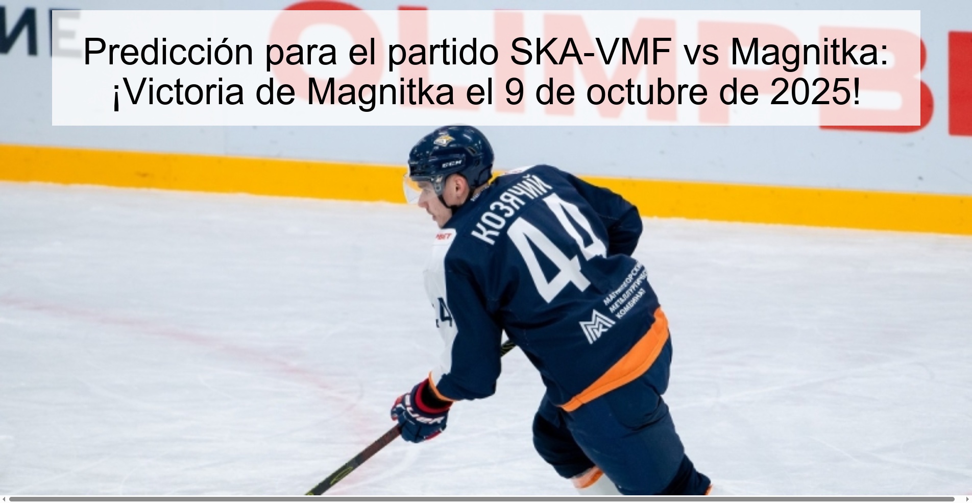Prediction for the SKA-VMF vs Magnitka match: Victory for Magnitka on October 9, 2025!