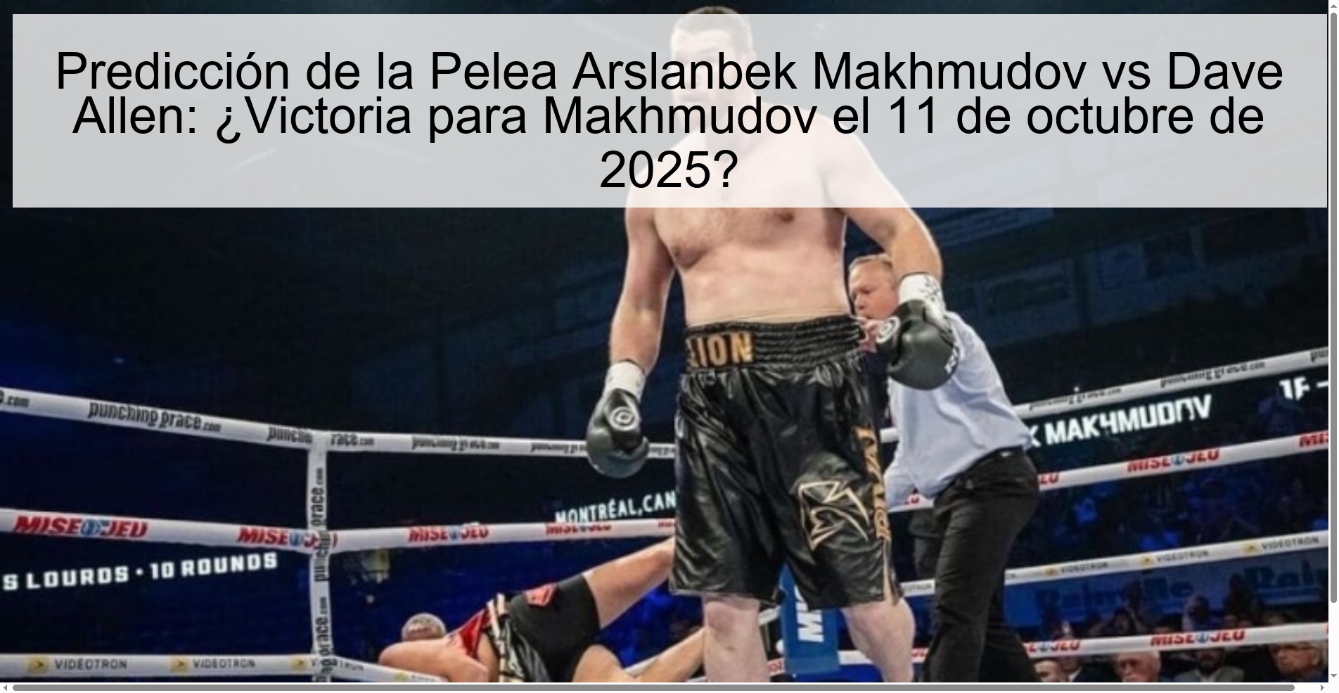 Predicción de la Pelea Arslanbek Makhmudov vs Dave Allen: ¿Victoria para Makhmudov el 11 de octubre de 2025? 1 Predicción de la Pelea Arslanbek Makhmudov vs Dave Allen: ¿Victoria para Makhmudov el 11 de octubre de 2025?