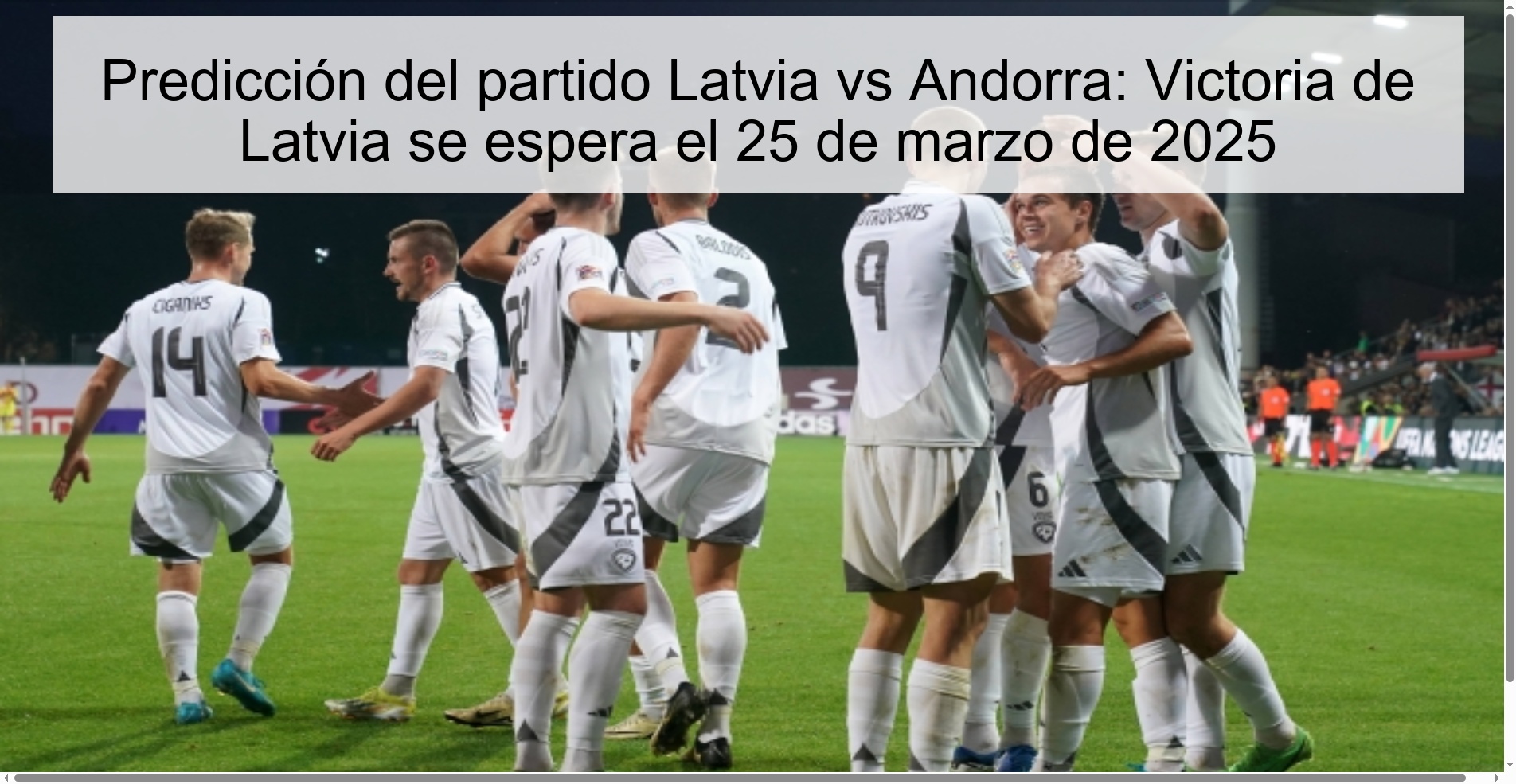 Latvia vs Andorra match prediction: Latvia's victory is expected on March 25, 2025