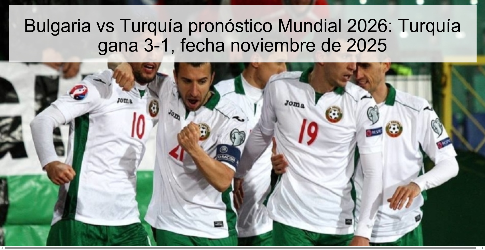 Bulgaria vs Türkiye World Cup 2026 prediction: Türkiye wins 3-1, date November 2025 1 Bulgaria vs Türkiye World Cup 2026 prediction: Türkiye wins 3-1, date November 2025