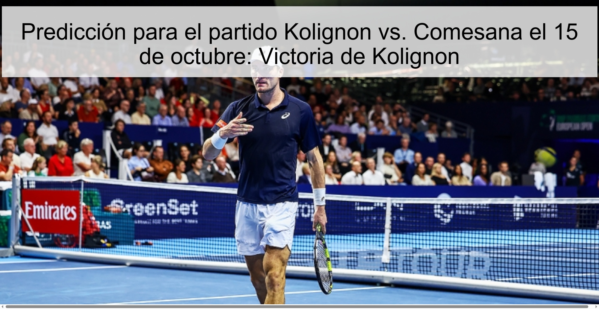 Prediction for the match Kolignon vs. Comesana on October 15: Kolignon Victory