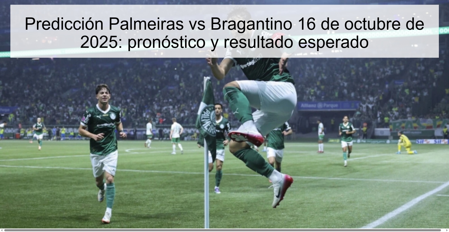 Palmeiras vs Bragantino prediction October 16, 2025: forecast and expected result