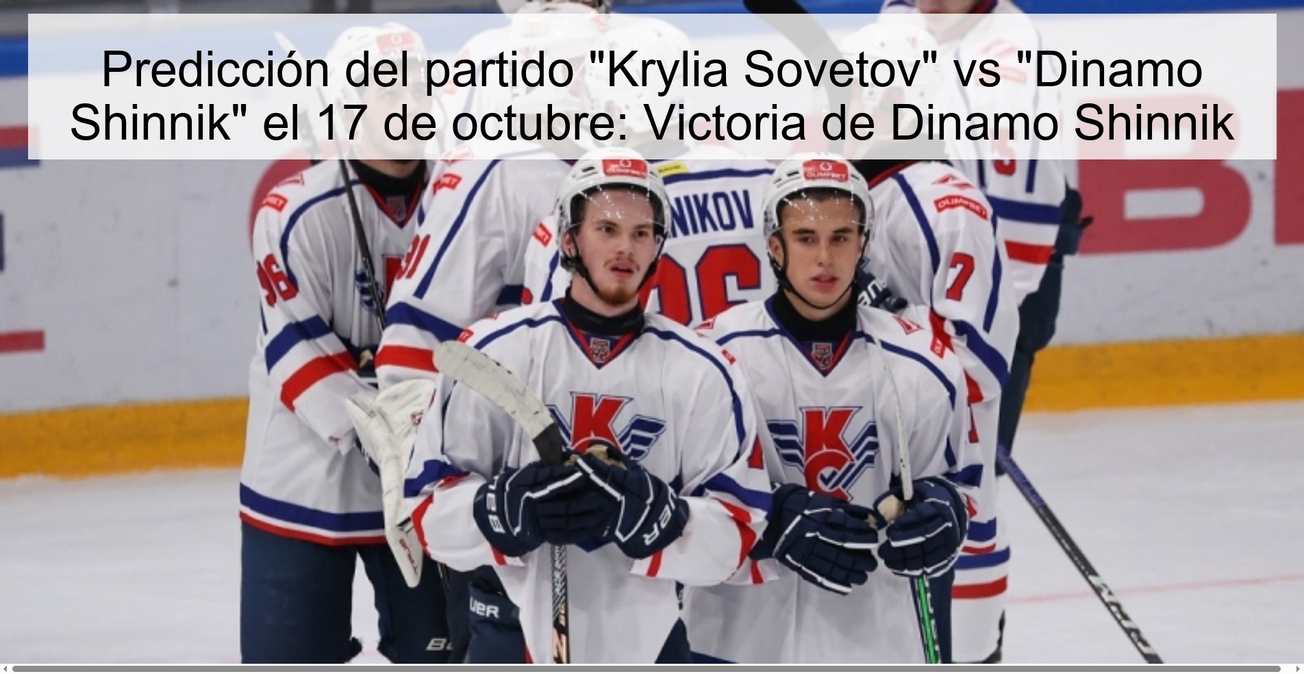 Predicción del partido "Krylia Sovetov" vs "Dinamo Shinnik" el 17 de octubre: Victoria de Dinamo Shinnik 1 313188