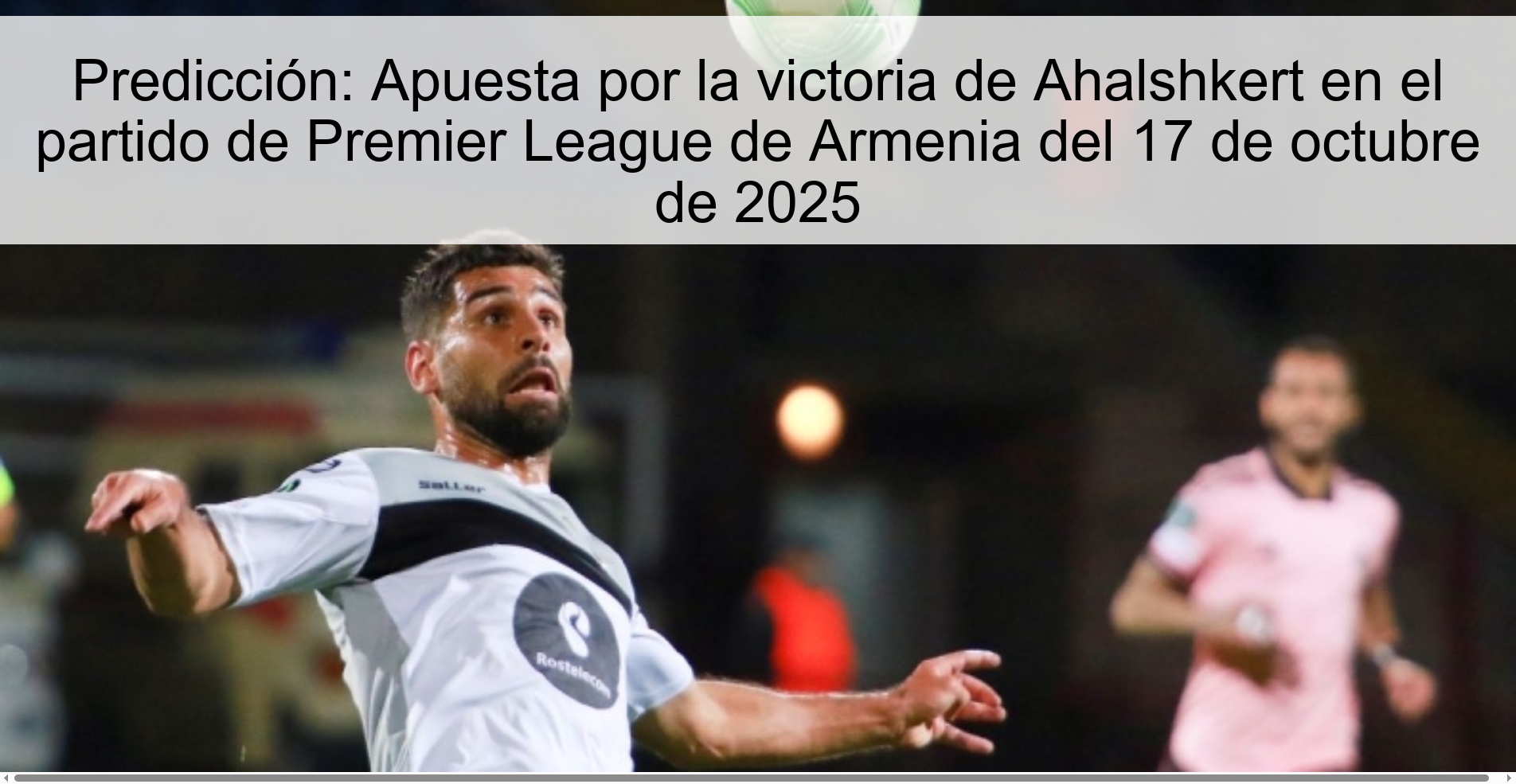 Prediction: Bet on Ahalshkert's victory in the Armenian Premier League match on October 17, 2025