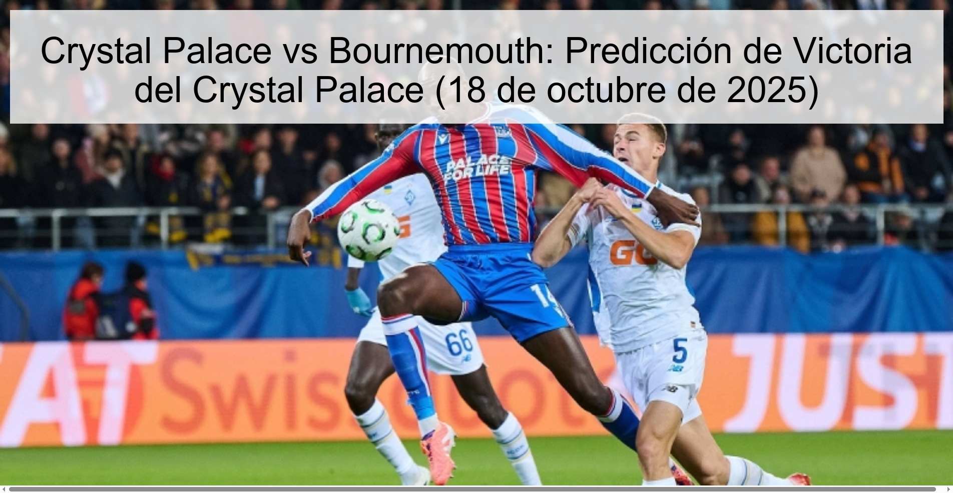 Crystal Palace vs Bournemouth: Crystal Palace Victory Prediction (October 18, 2025)