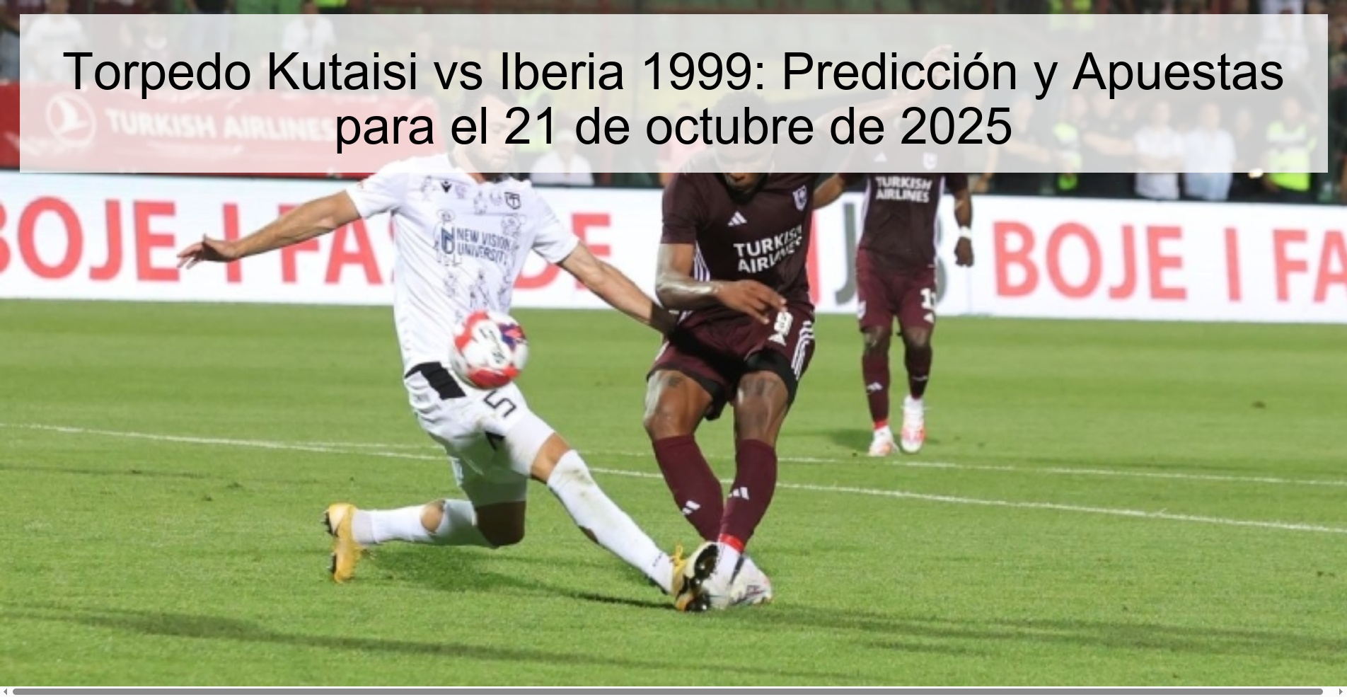 Torpedo Kutaisi vs Iberia 1999: Prediction and Betting for October 21, 2025