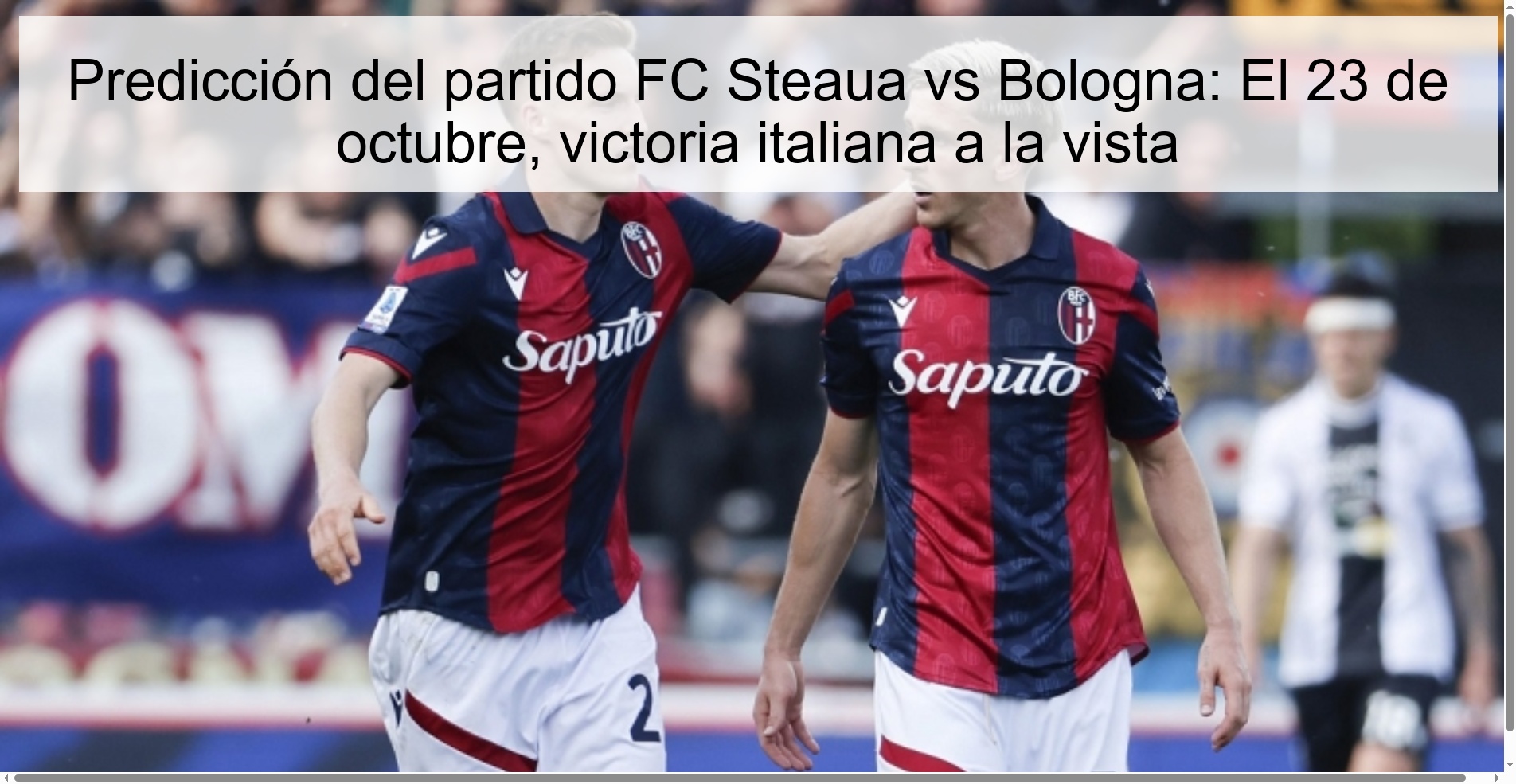 FC Steaua vs Bologna match prediction: On October 23, Italian victory in sight