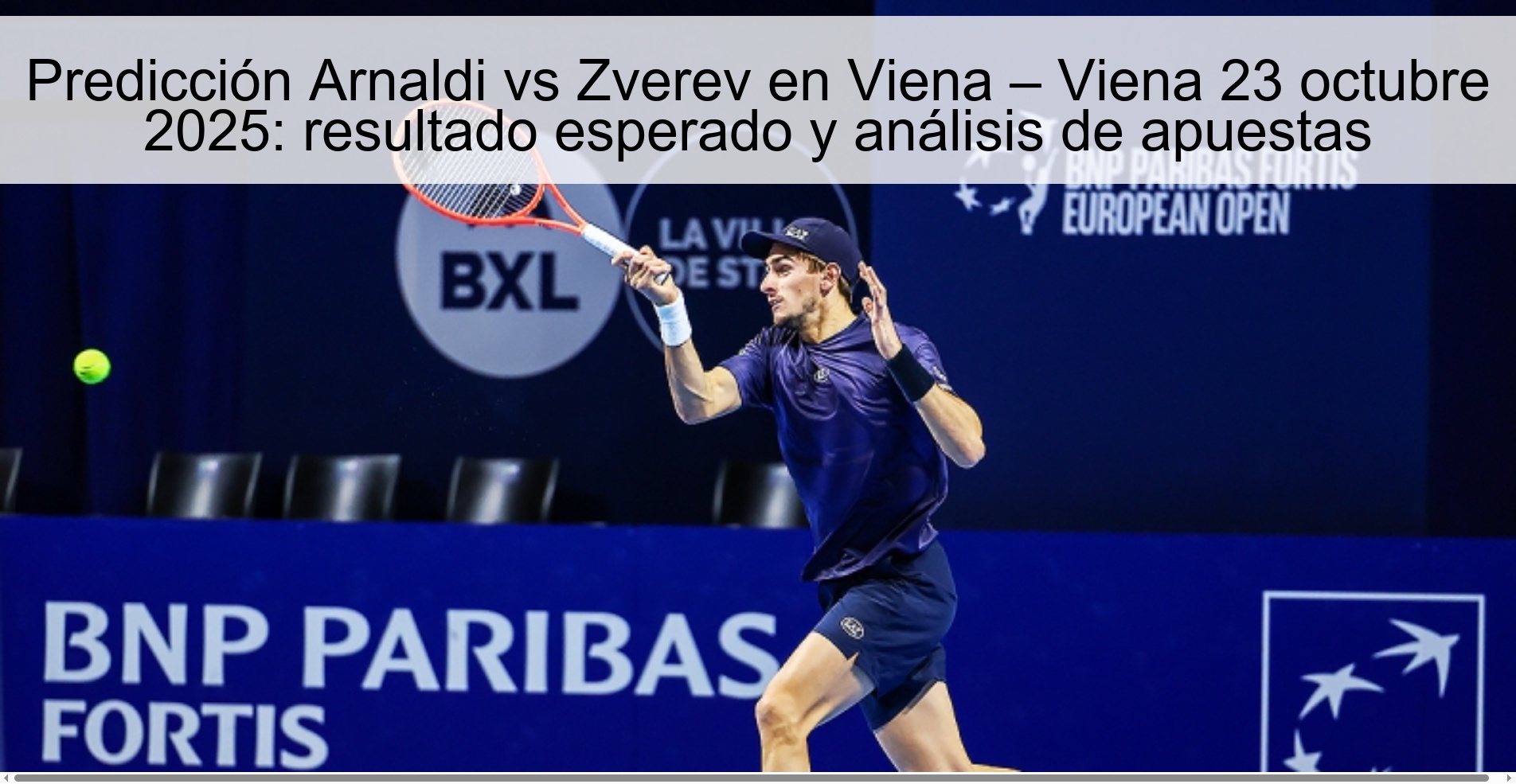 Predicción Arnaldi vs Zverev en Viena – Viena 23 octubre 2025: resultado esperado y análisis de apuestas 1 Predicción Arnaldi vs Zverev en Viena – Viena 23 octubre 2025: resultado esperado y análisis de apuestas